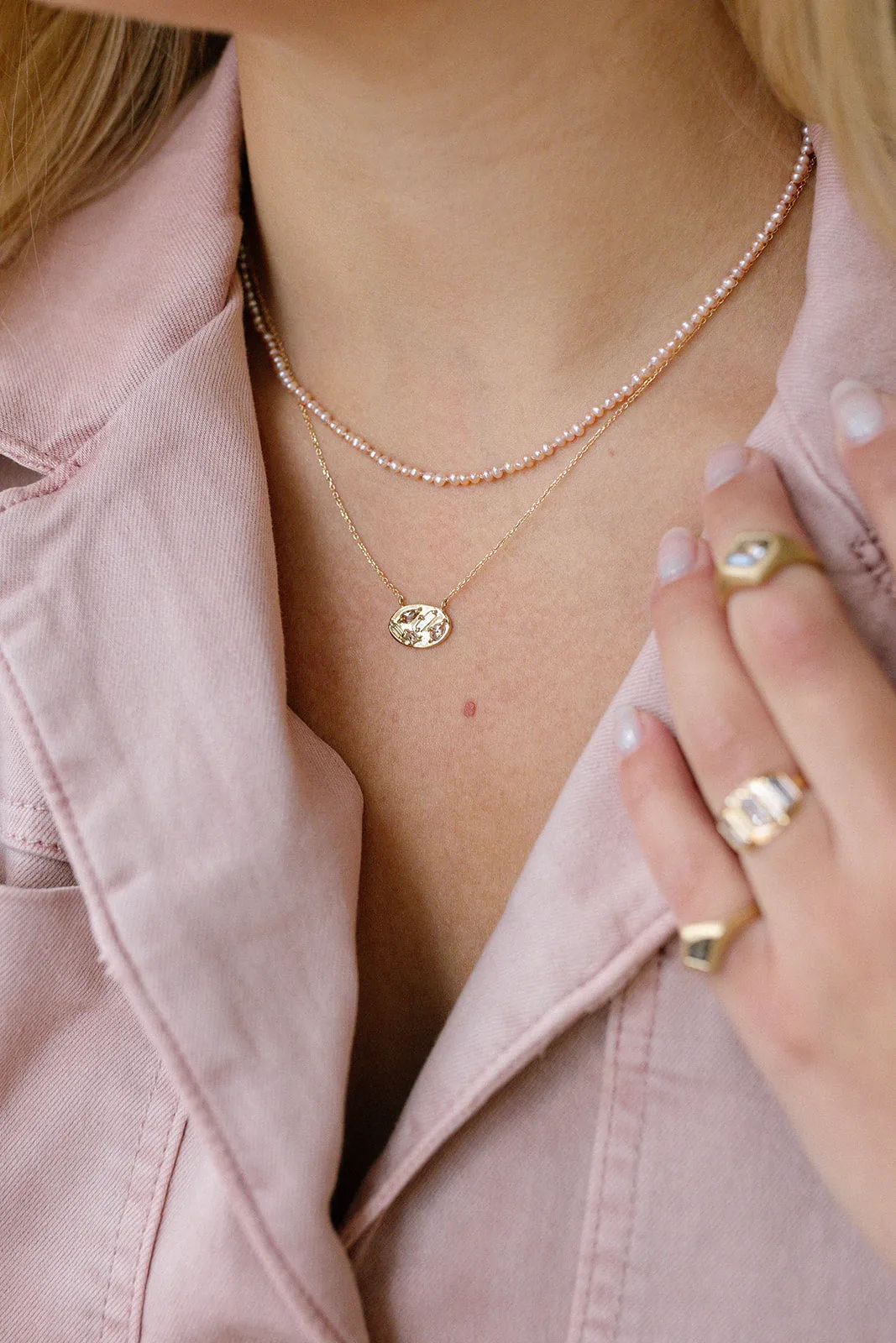 Blush Pearl Necklace