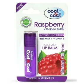 Cool & Cool Raspberry with Shea Butter Lip Balm - 4.6g