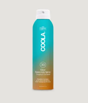 Coola Clear Sunscreen Spray SPF30 - Tropical Coconut