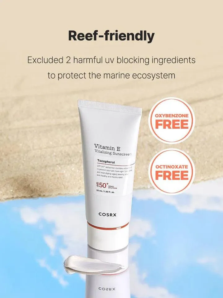 COSRX - Vitamin E Vitalizing Sunscreen SPF 50  - 50ml