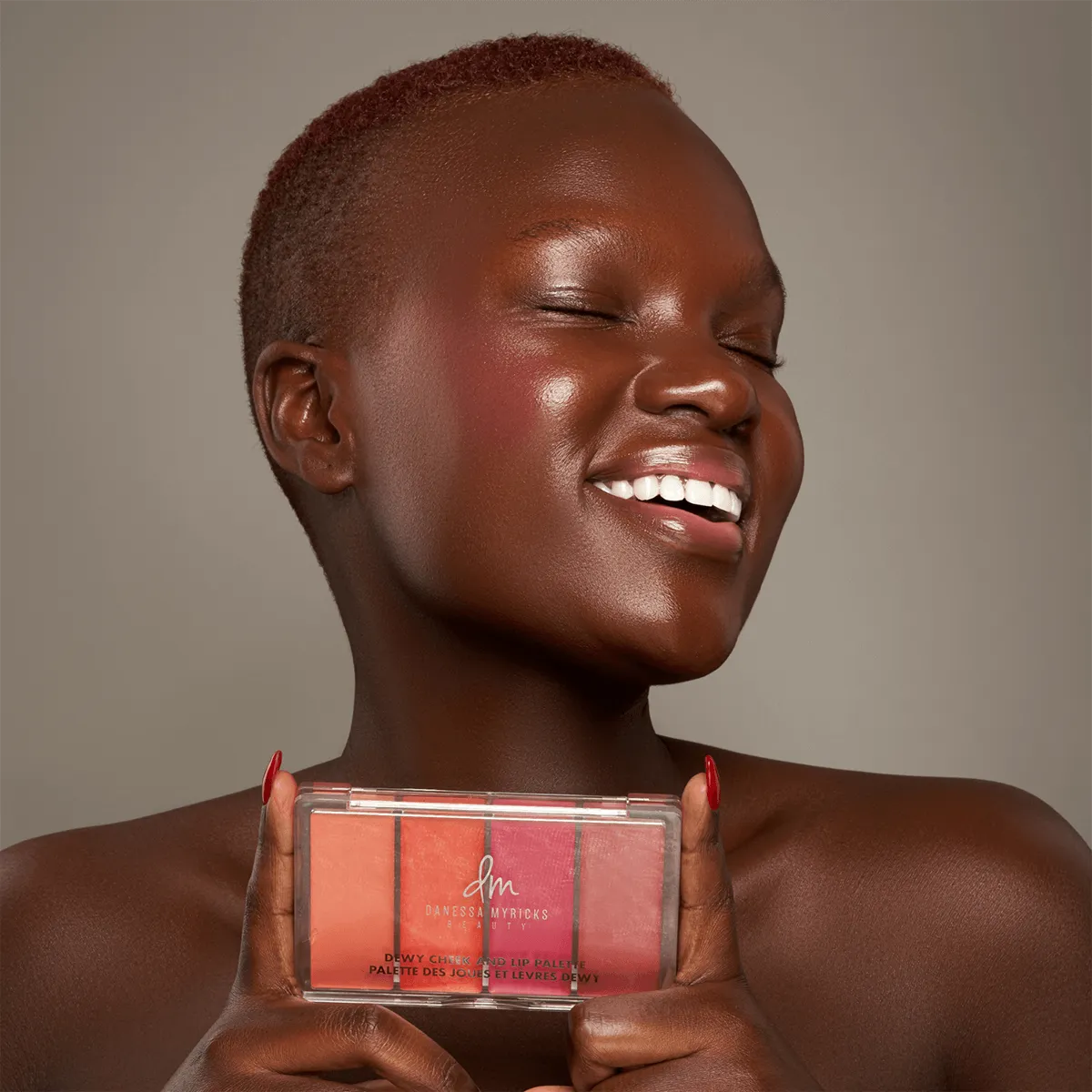 Danessa Myricks Beauty Dew It Undercover Dewy Cheek & Lip Balm Palette