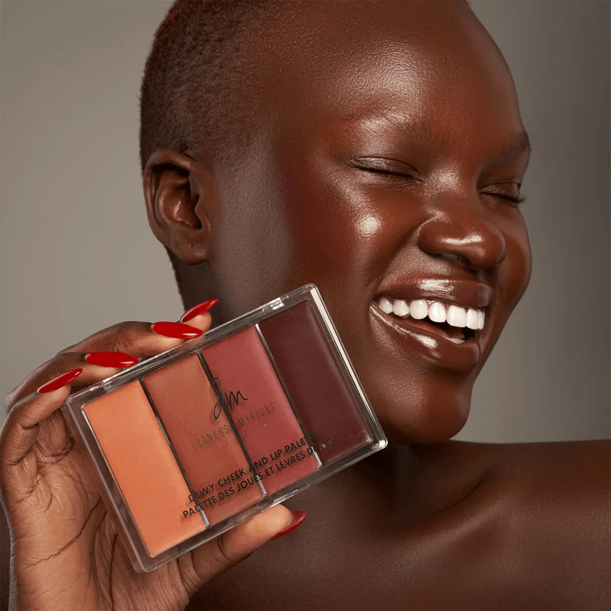 Danessa Myricks Beauty Dew It Undercover Dewy Cheek & Lip Balm Palette