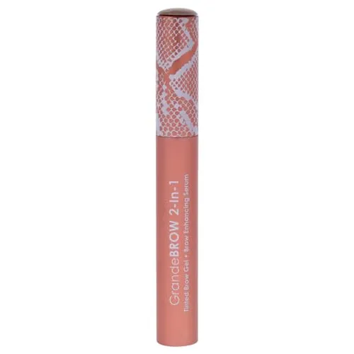 Grande Cosmetics GrandeBROW 2-in-1 Tinted Brow Gel   Brow Enhancing Serum, Light