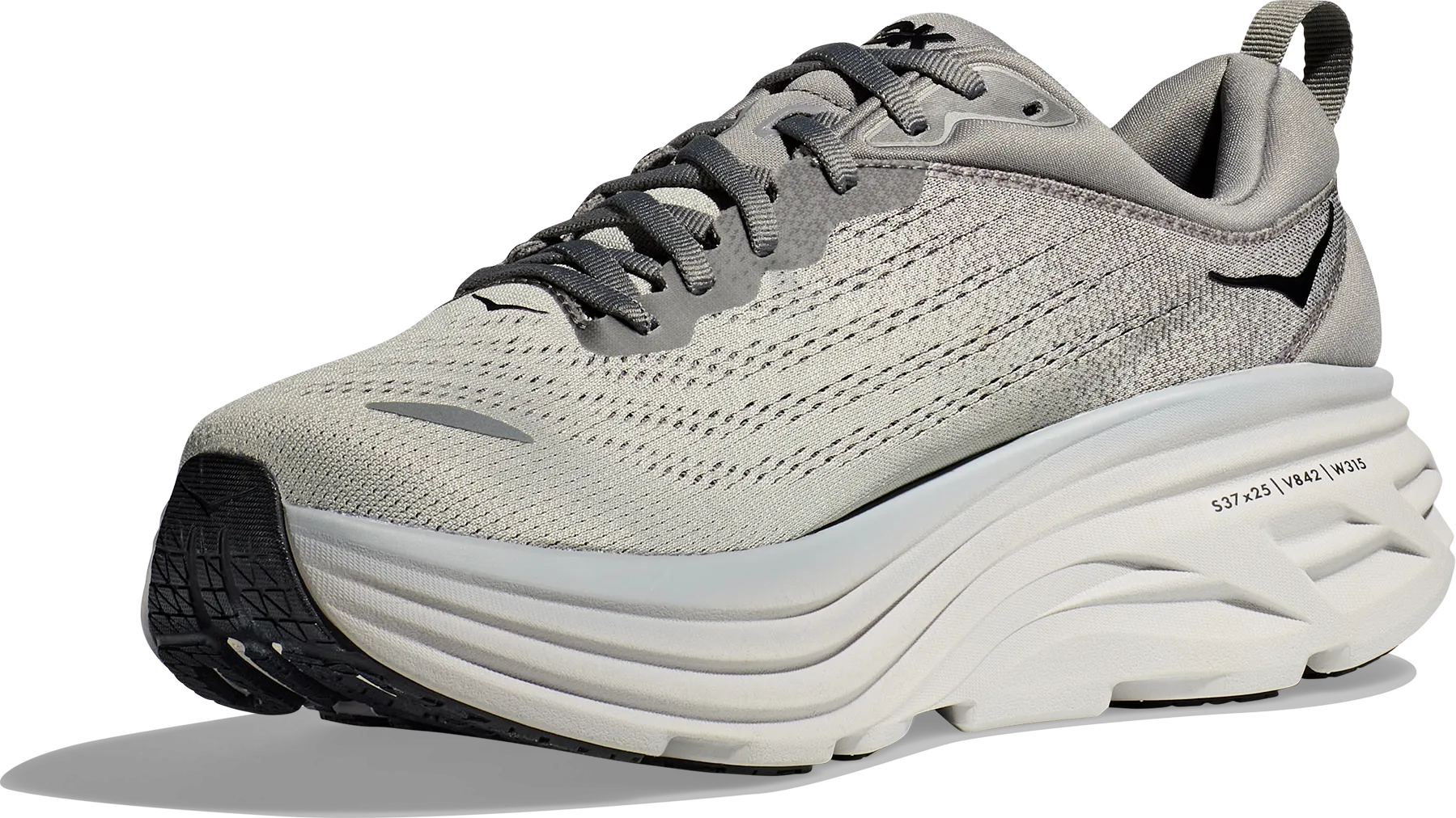 Hoka Men&#x27;s Bondi 8 Wide Sharkskin/Harbor Mist | Buy Hoka Men&#x27;s Bondi 8 Wide Sharkskin/Harbor Mist here | Outnorth