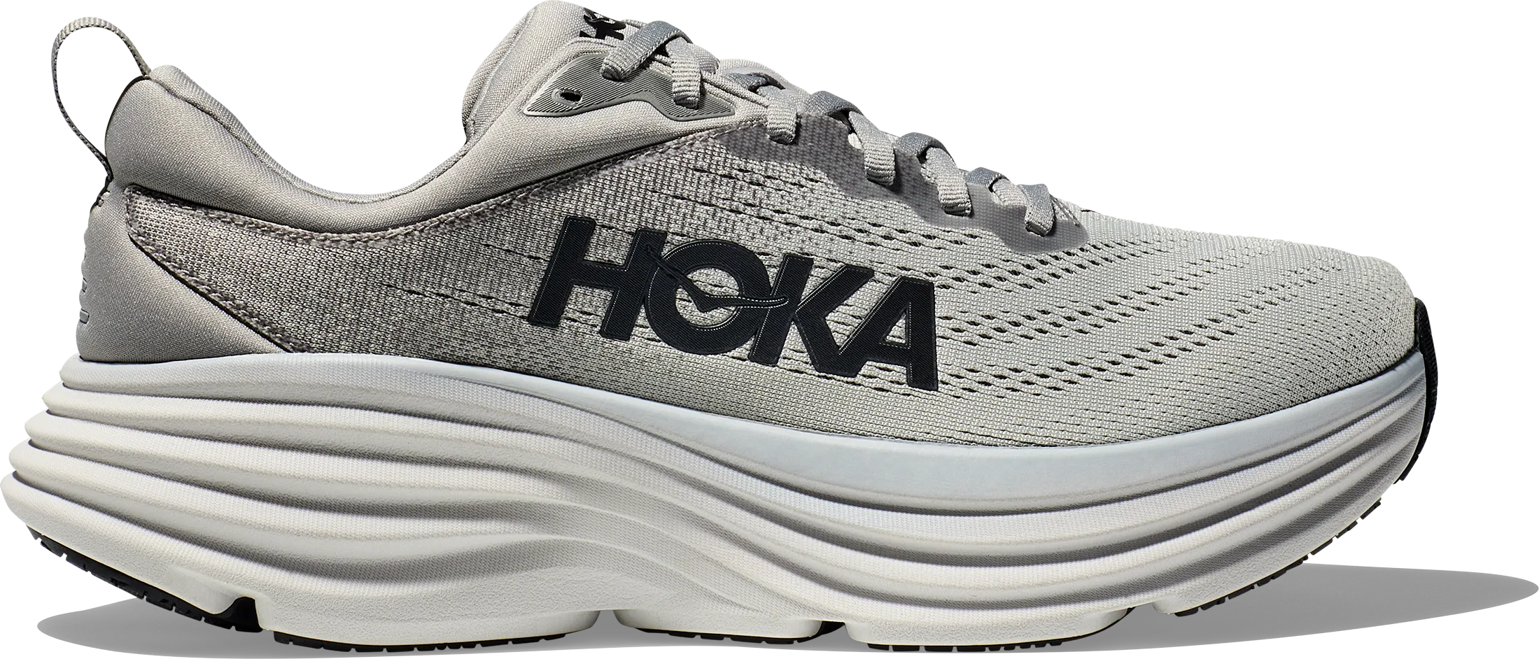 Hoka Men&#x27;s Bondi 8 Wide Sharkskin/Harbor Mist | Buy Hoka Men&#x27;s Bondi 8 Wide Sharkskin/Harbor Mist here | Outnorth