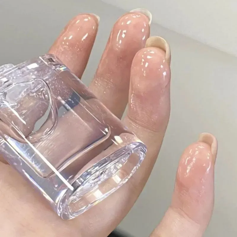 Ice Mountain Lip Gloss Mirror Transparent Lip Oil Crystal Jelly Lip Glaze Long Lasting Moisturizing Liquid Lipstick Lip Cosmetic