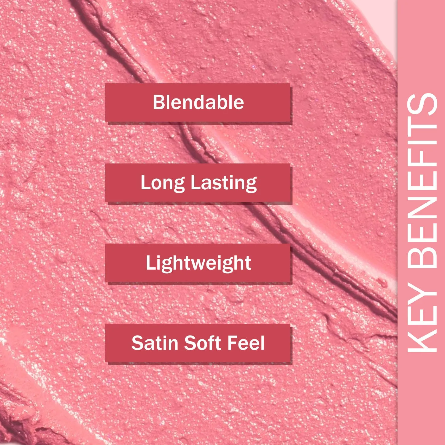 NY Bae Mousse Blush - Pink Blossom 03 (10 gm) | Pink Peach | Creamy Matte | Natural Matte Finish | Highly Pigmented | Lightweight | Satin Soft Feel | Super Blendable | All Skin Types