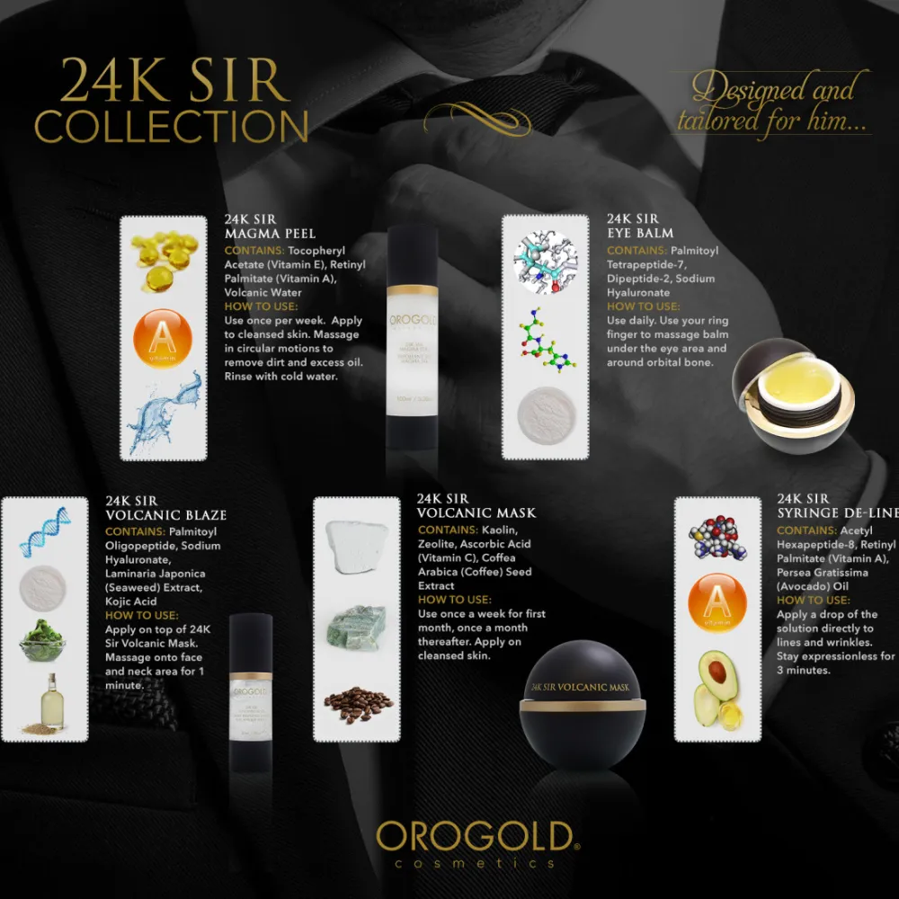 Orogold Exclusive Sir 24K Volcanic Blaze 30ml