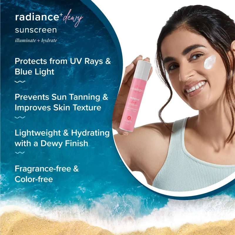 Radiance  Dewy Sunscreen- 50g (Pack of 2)