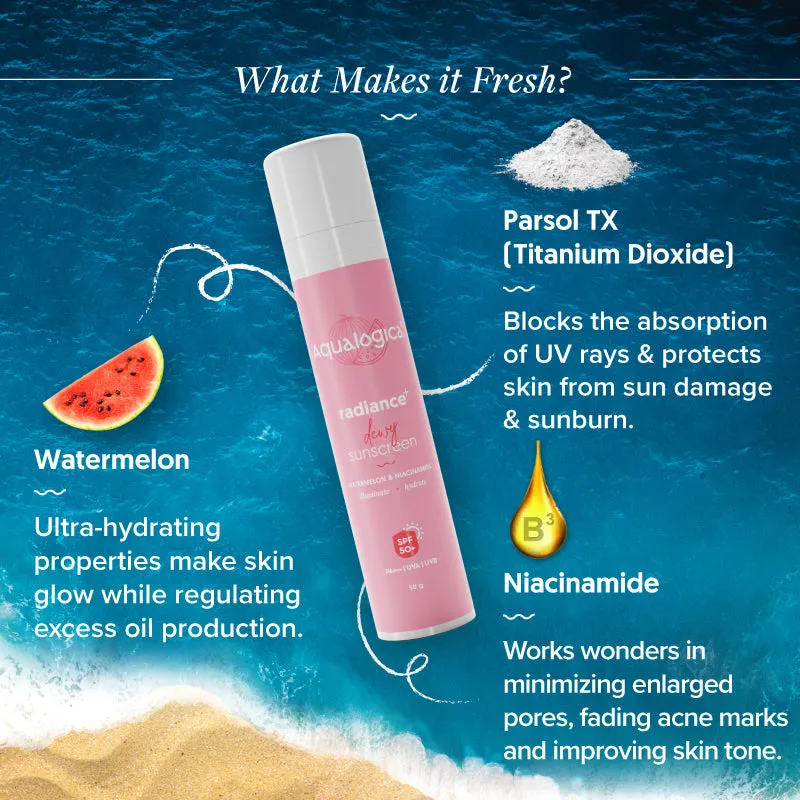 Radiance  Dewy Sunscreen- 50g (Pack of 2)
