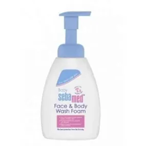 SEBAMED BABY Face and body wash foam 400ml.