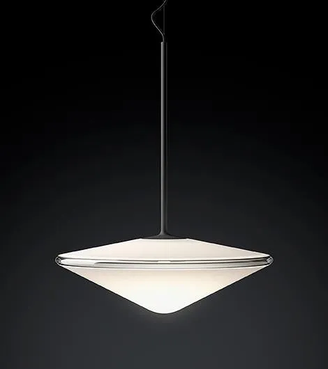 Tempo Single Pendant Matt Cream Lacquer Large 5780