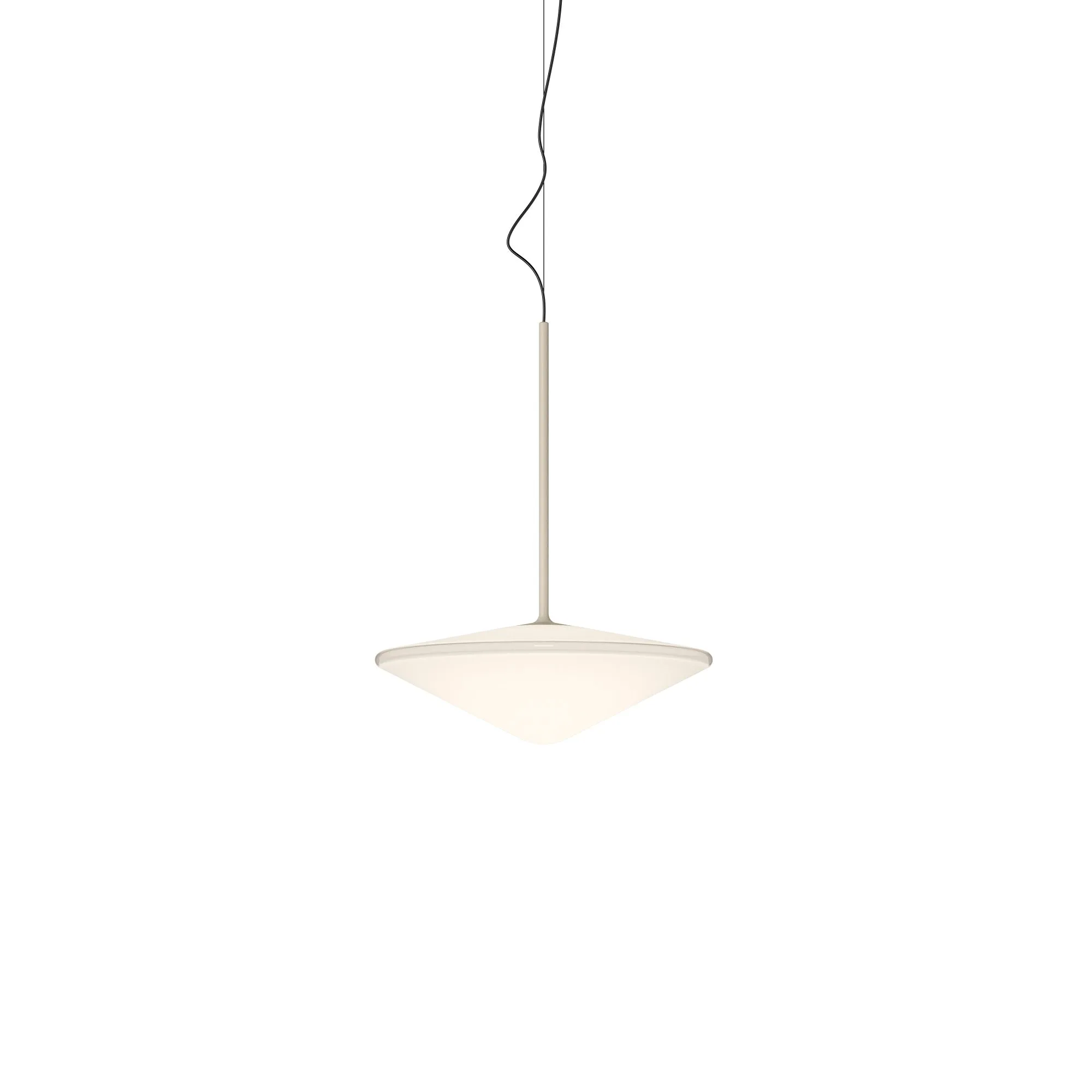 Tempo Single Pendant Matt Cream Lacquer Large 5780