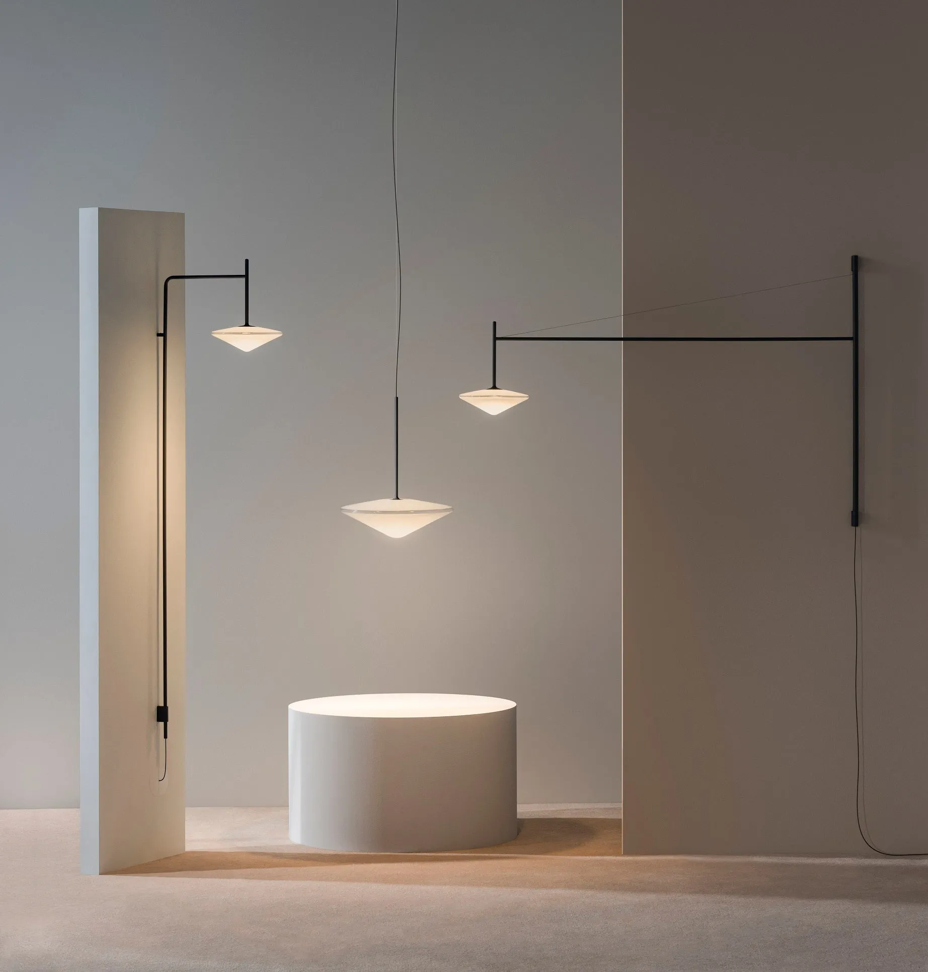 Tempo Single Pendant Matt Cream Lacquer Large 5780
