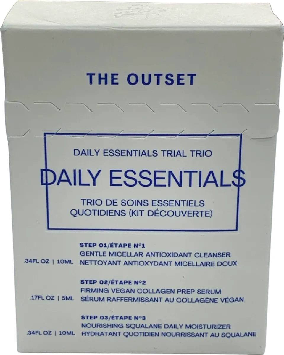 The Outset Daily Essentials Trial Trio 10ml