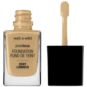 WET N WILD - Photo Focus Dewy Foundation Cream Beige - 0.95 oz (28 ml)